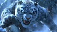 Explora el intenso fondo de pantalla de Tai Lung de Kung Fu Panda 4