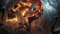 Téléchargez l'Éblouissant Art de Splash du Skin de Sivir pour League of Legends