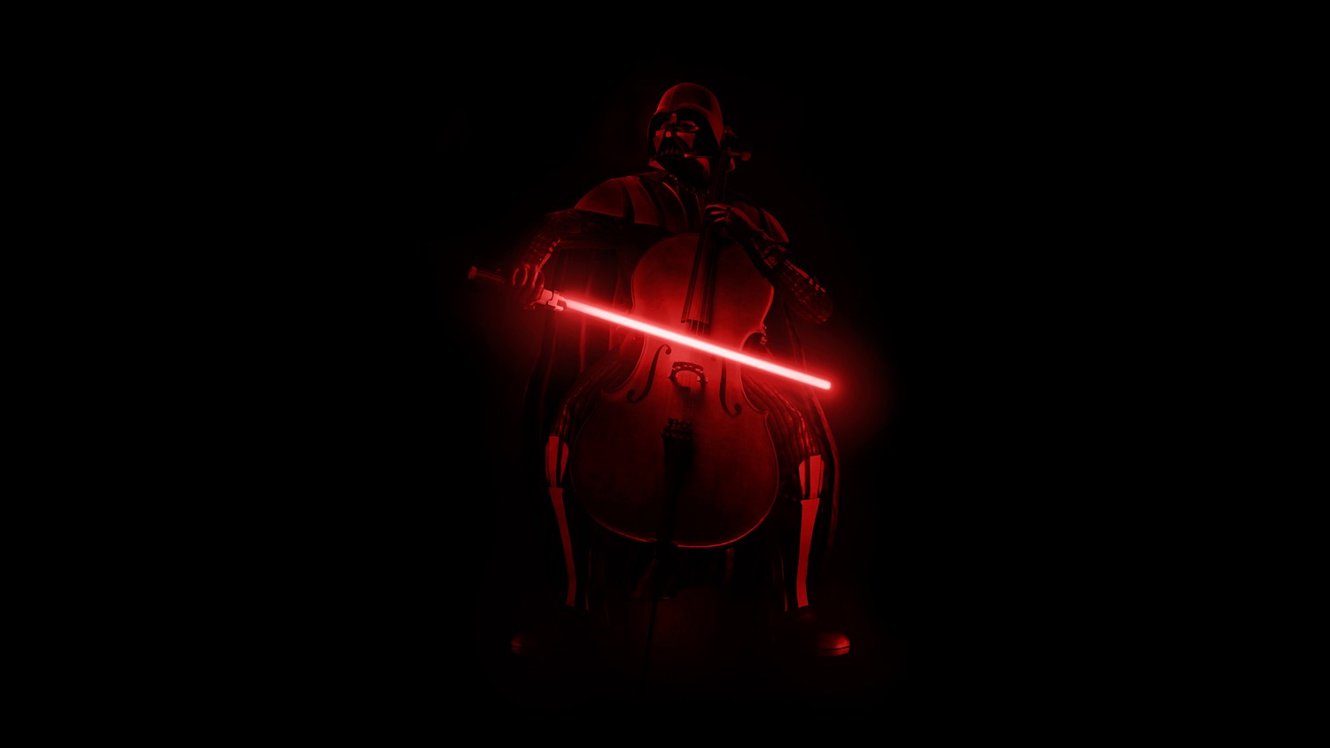 Download Stunning 4K Darth Vader Violin Wallpaper