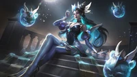 Téléchargez le Magnifique Fond d'Écran de Star Guardian Syndra Édition Prestige