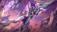 Download the Spectacular Star Guardian Rell Wallpaper