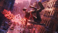 Explore the Epic Miles Morales Spider-Man 4K Wallpaper