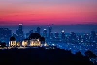 Descarga el hermoso fondo de pantalla del amanecer en el Observatorio Griffith