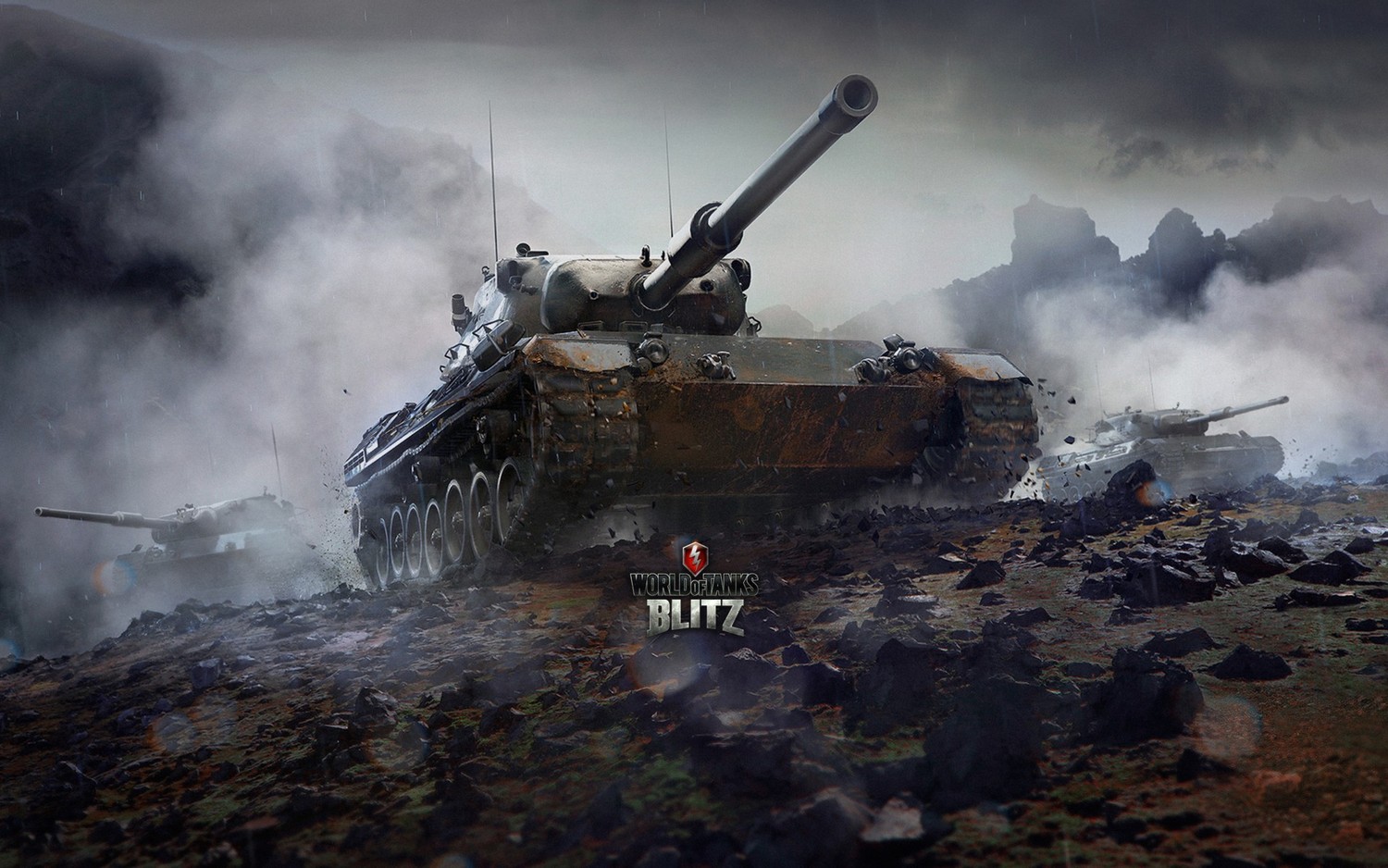 Epic Wallpaper of the Churchill Tank from World of Tanks Blitz