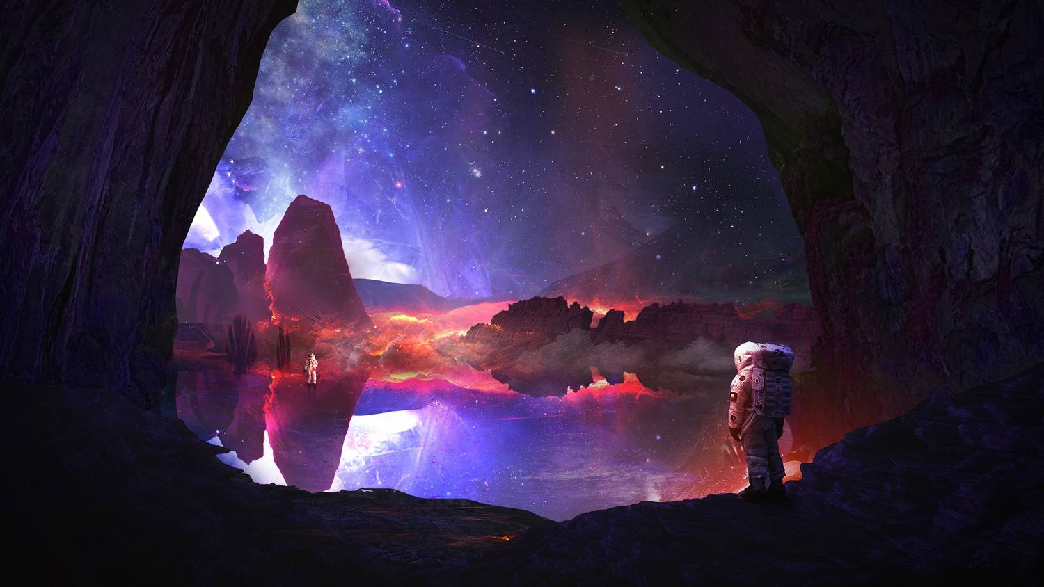 Explore Our Astronaut Fantasy Wallpaper