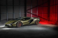 Descarga el increíble fondo de pantalla Lamborghini Sián FKP 37