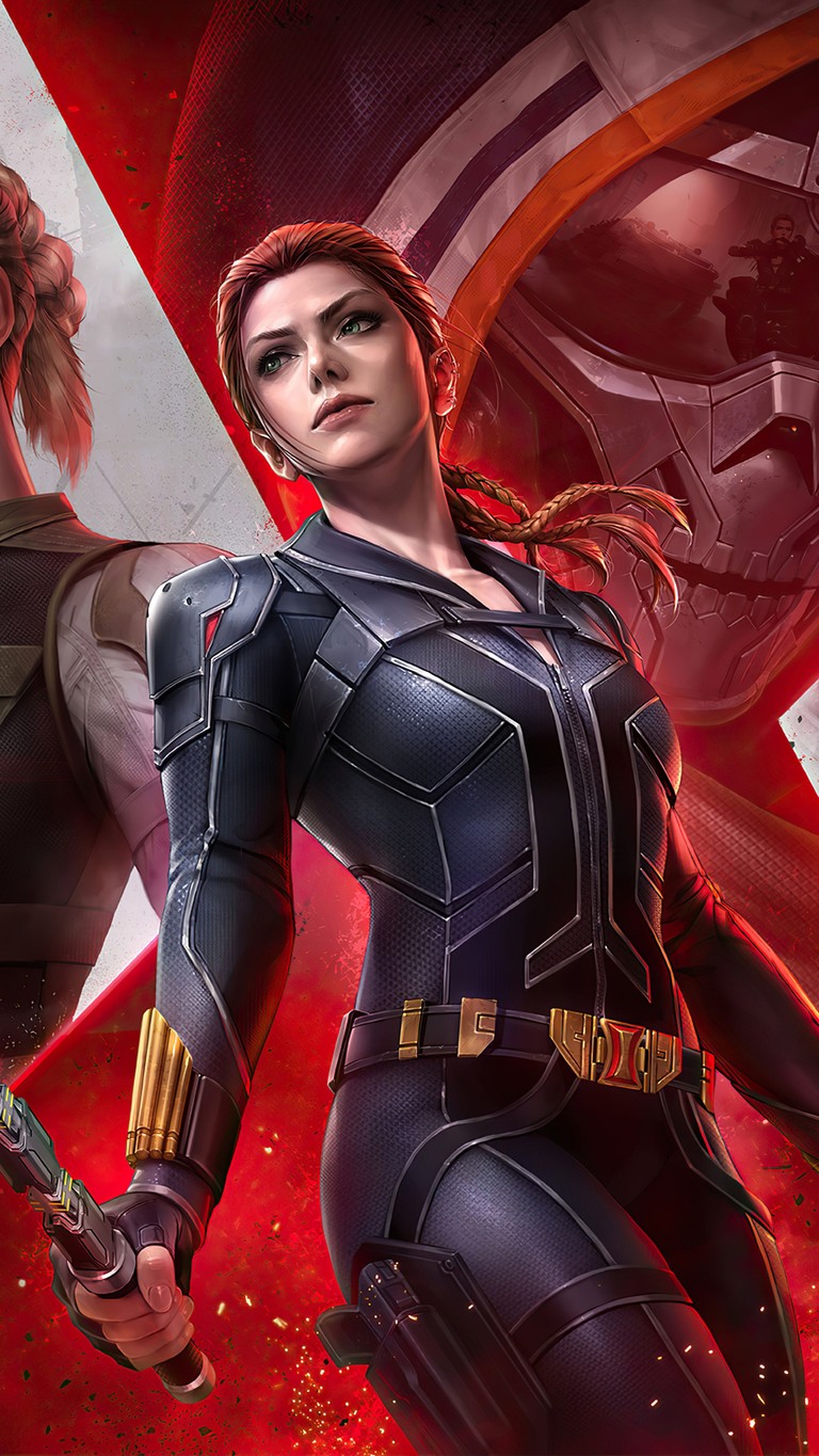 Incredible Black Widow Wallpaper for Marvel Fans