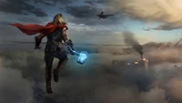 Fondo de Pantalla Épico de Thor para Fans de Marvel Comics