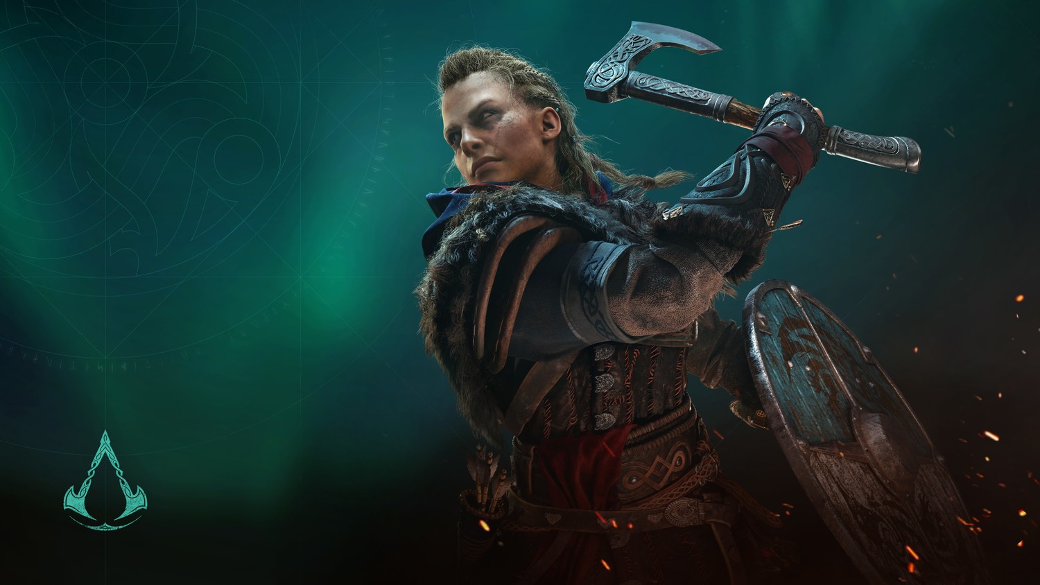 Explore the Epic 4K Wallpaper of Female Eivor from Assassins Creed Valhalla