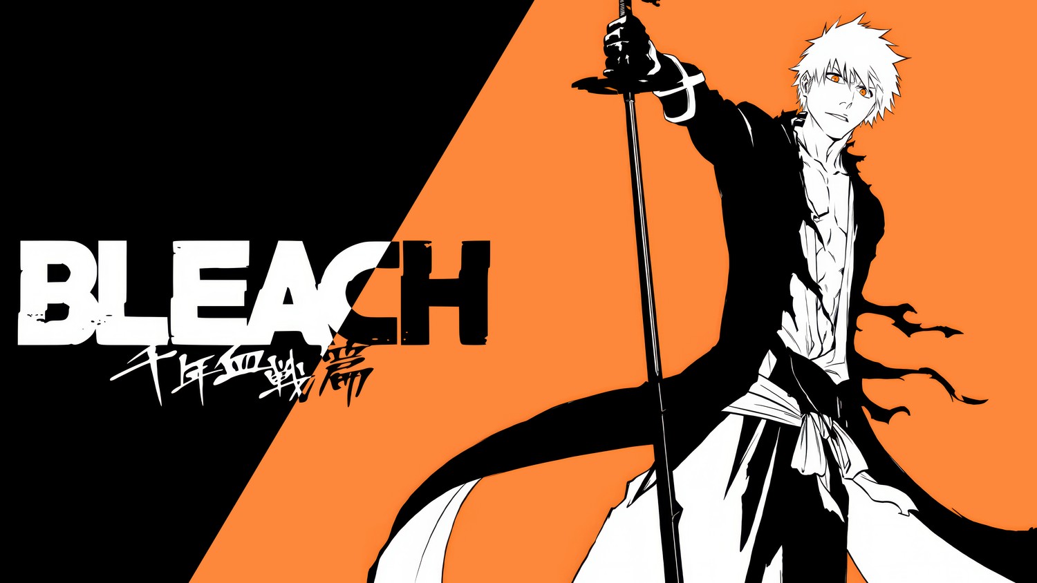 Bleach: Thousand Year Blood War Wallpaper Featuring Ichigo Kurosaki