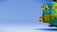 Scooby-Doo Wallpaper: Shaggy and The Mystery Machine