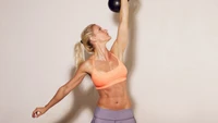 Dynamic Kettlebell Workout Wallpaper For Fitness Enthusiasts