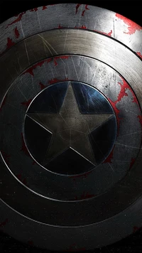 Téléchargez le Wallpaper du Bouclier de Captain America