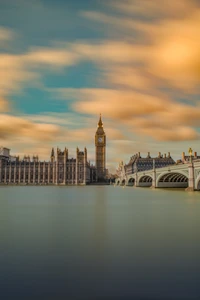 Téléchargez un Magnifique Fond d'Écran avec Big Ben et les Maisons du Parlement