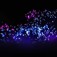 Descarga el Vibrante Fondo de Pantalla Azul Eléctrico y Magenta