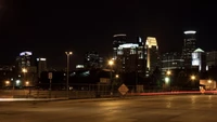 Un Ciel de Nuit Éblouissant Sur la Ville