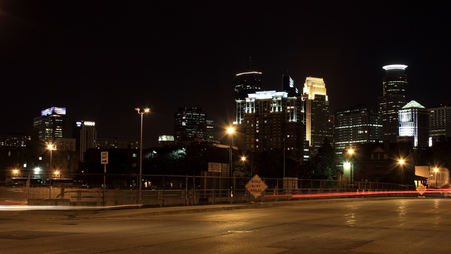 Breathtaking Night Sky Over the City