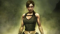 Explore the World of Lara Croft: Iconic Tomb Raider Wallpaper