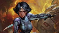 Stunning Alita Battle Angel Wallpaper Available for Download