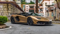 Lamborghini Aventador SVJ Roadster Wallpaper - High Quality 4K & 8K Downloads