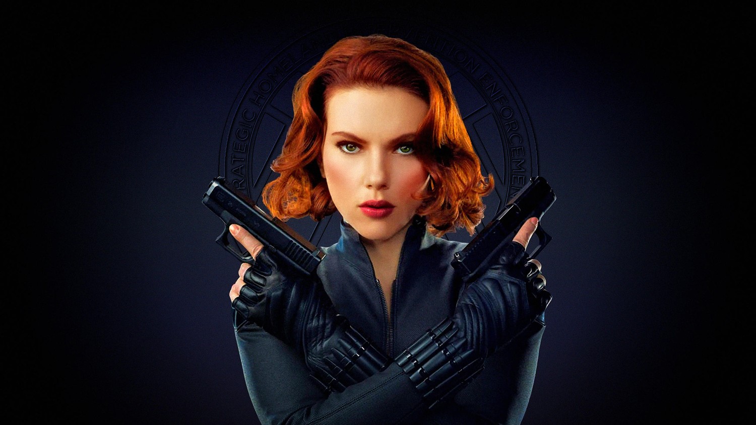 Stunning Black Widow Wallpaper Featuring Scarlett Johansson