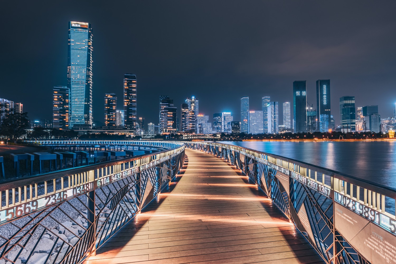 Explore the Captivating Shenzhen Bay Cityscape at Night