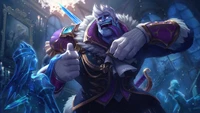 Fond d'écran de Dr. Mundo, Prince Gelé - League of Legends