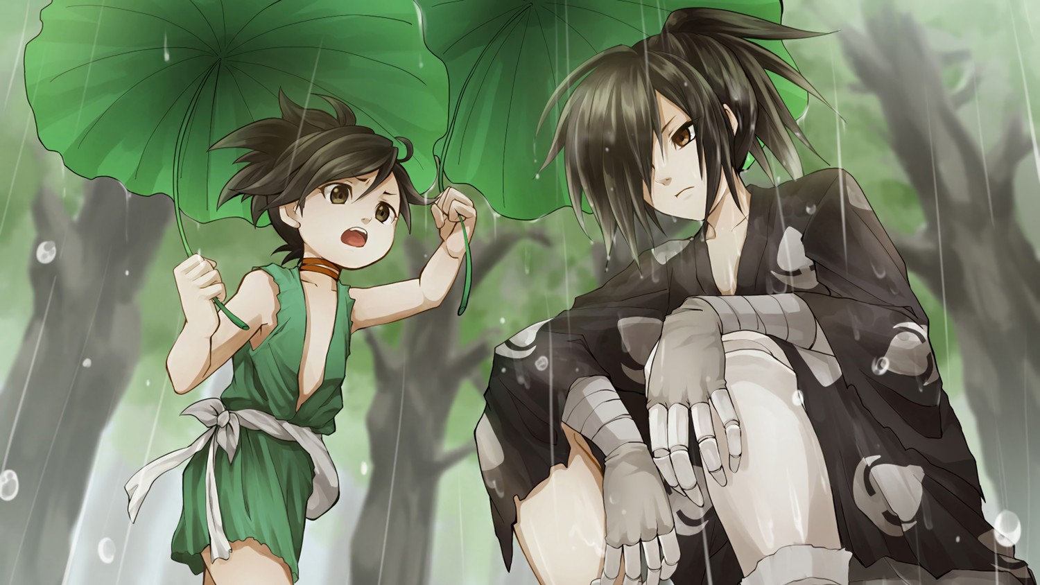 Download the Best Dororo Wallpaper Featuring Hyakkimaru and Dororo