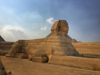 Explore the Magnificent Great Sphinx of Giza Wallpaper