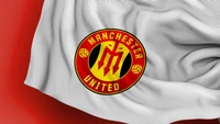 Fondo de pantalla del logo de Manchester United en 4K