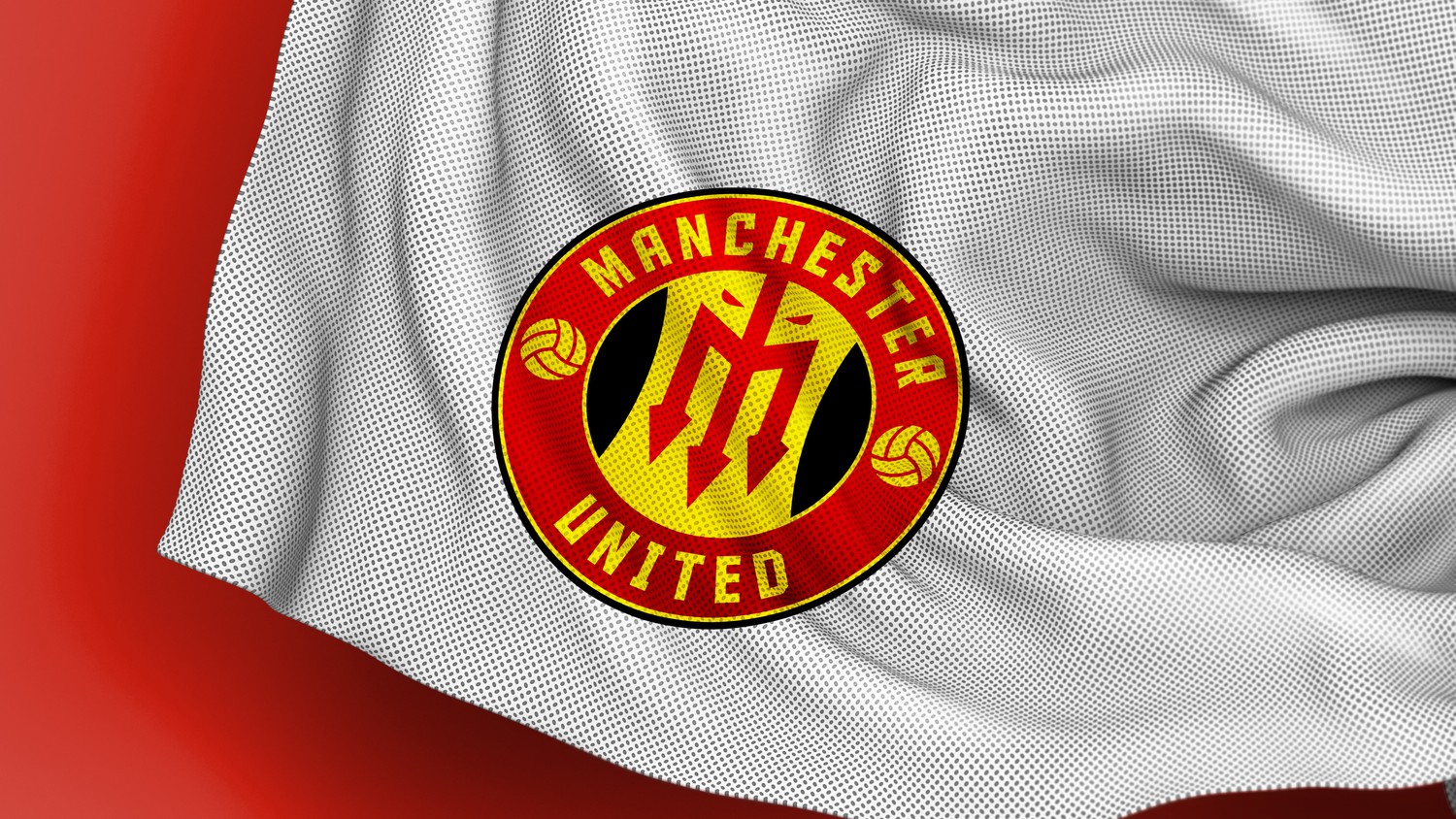 Fond d'écran du logo de Manchester United en 4K