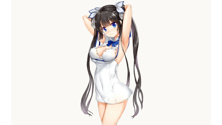 Hestia Wallpaper - Anime Character from DanMachi