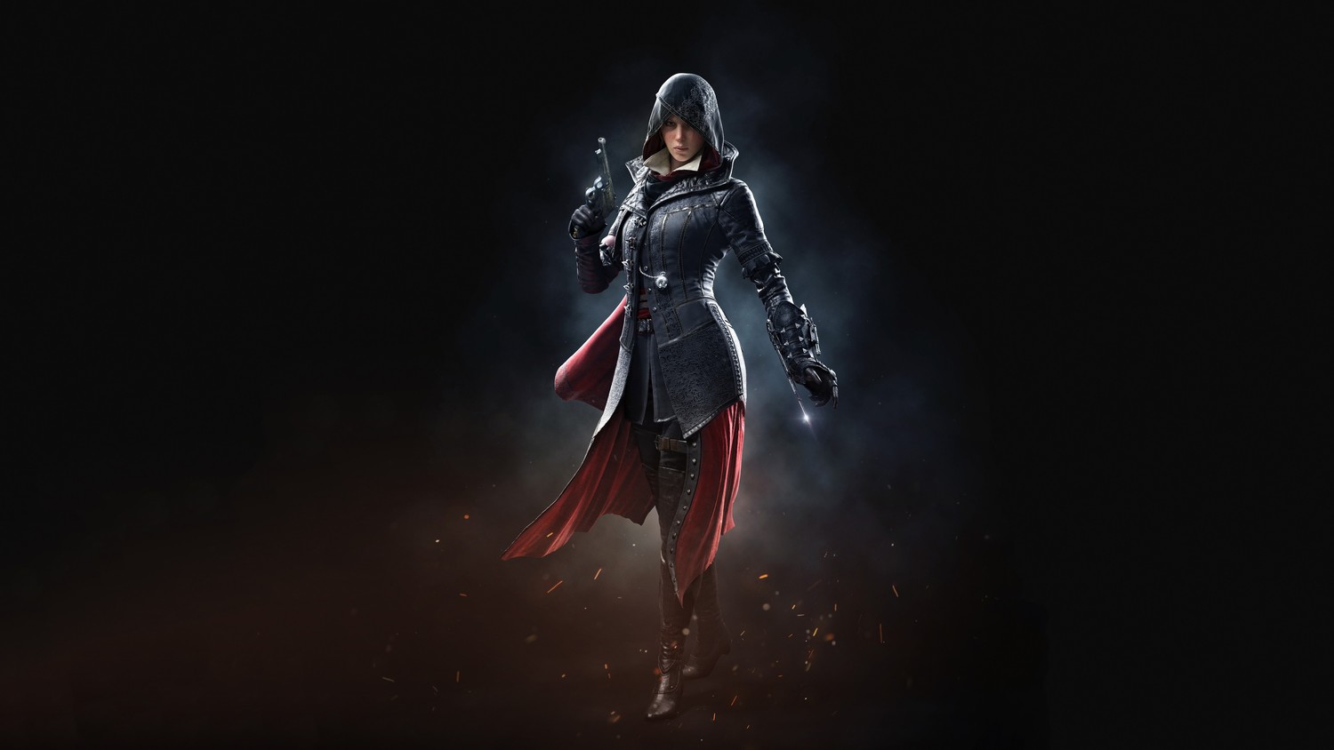 Explora nuestro fondo de pantalla de Assassin's Creed Syndicate con una guerrera feroz