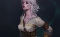 Ciri de The Witcher 3 - Impresionante Fondo de Pantalla Fan Art