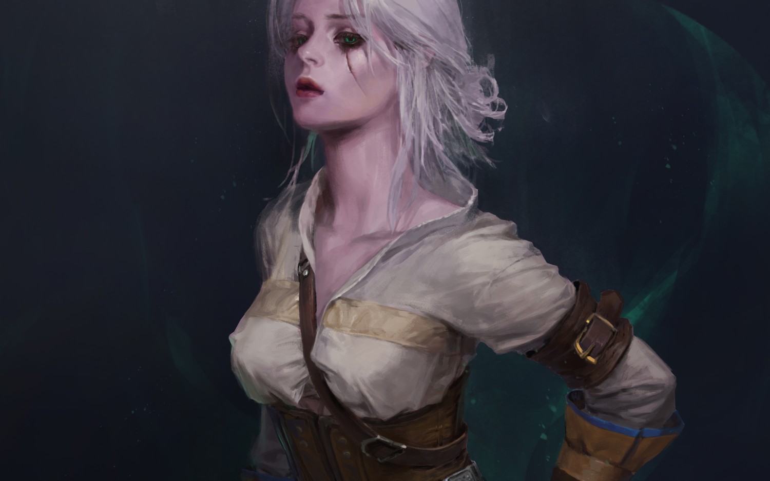 Ciri from The Witcher 3 - Stunning Fan Art Wallpaper