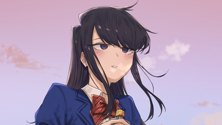 Stunning Komi Shouko Wallpaper from Komi Can't Communicate