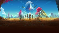 Descarga Impresionante Fondo de Pantalla de No Man's Sky Beyond