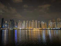 Découvrez le Paysage Nocturne Vibrant de Dubaï