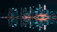 Explora el Impresionante Fondo de Pantalla de la Ciudad de Singapur en 5K