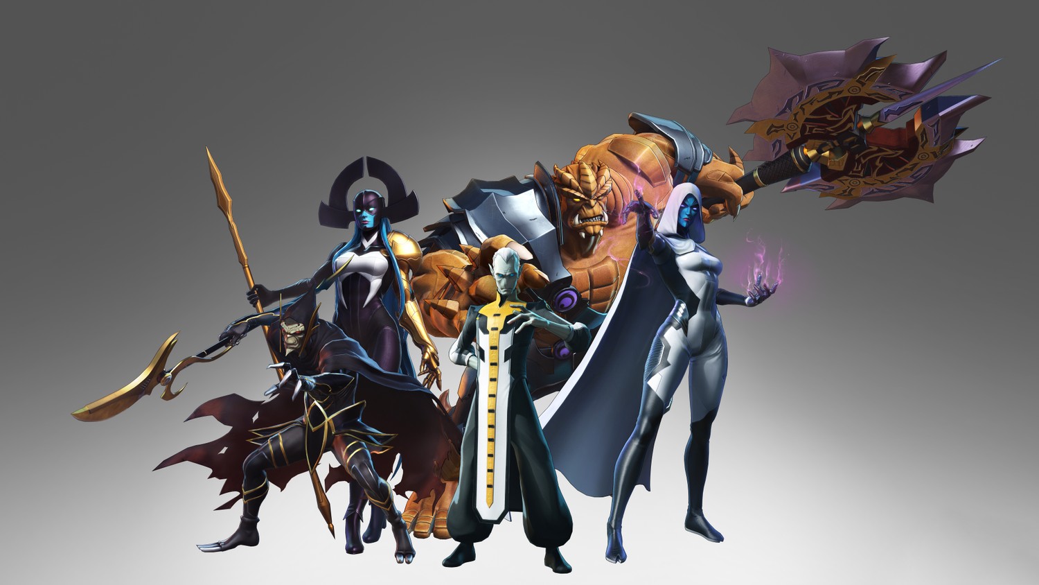 Stunning Marvel Ultimate Alliance 3 Wallpaper Featuring The Black Order