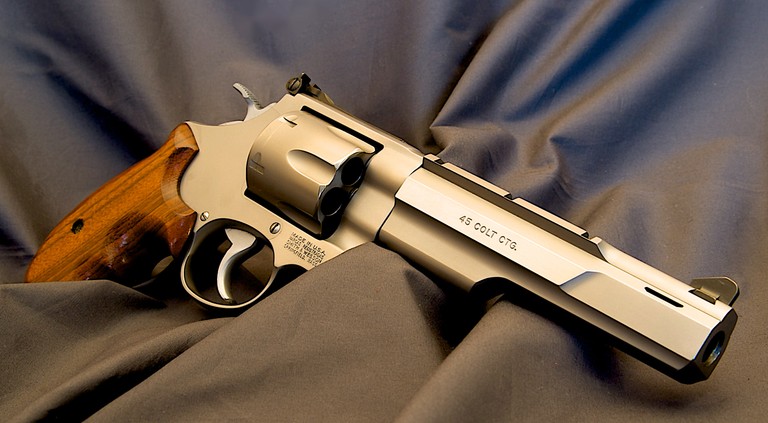 Download Stunning 45 Colt Revolver Wallpaper