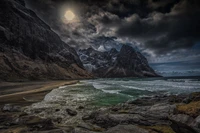 Magnifique Fond d'Écran de Paysage de Plage Lofoten