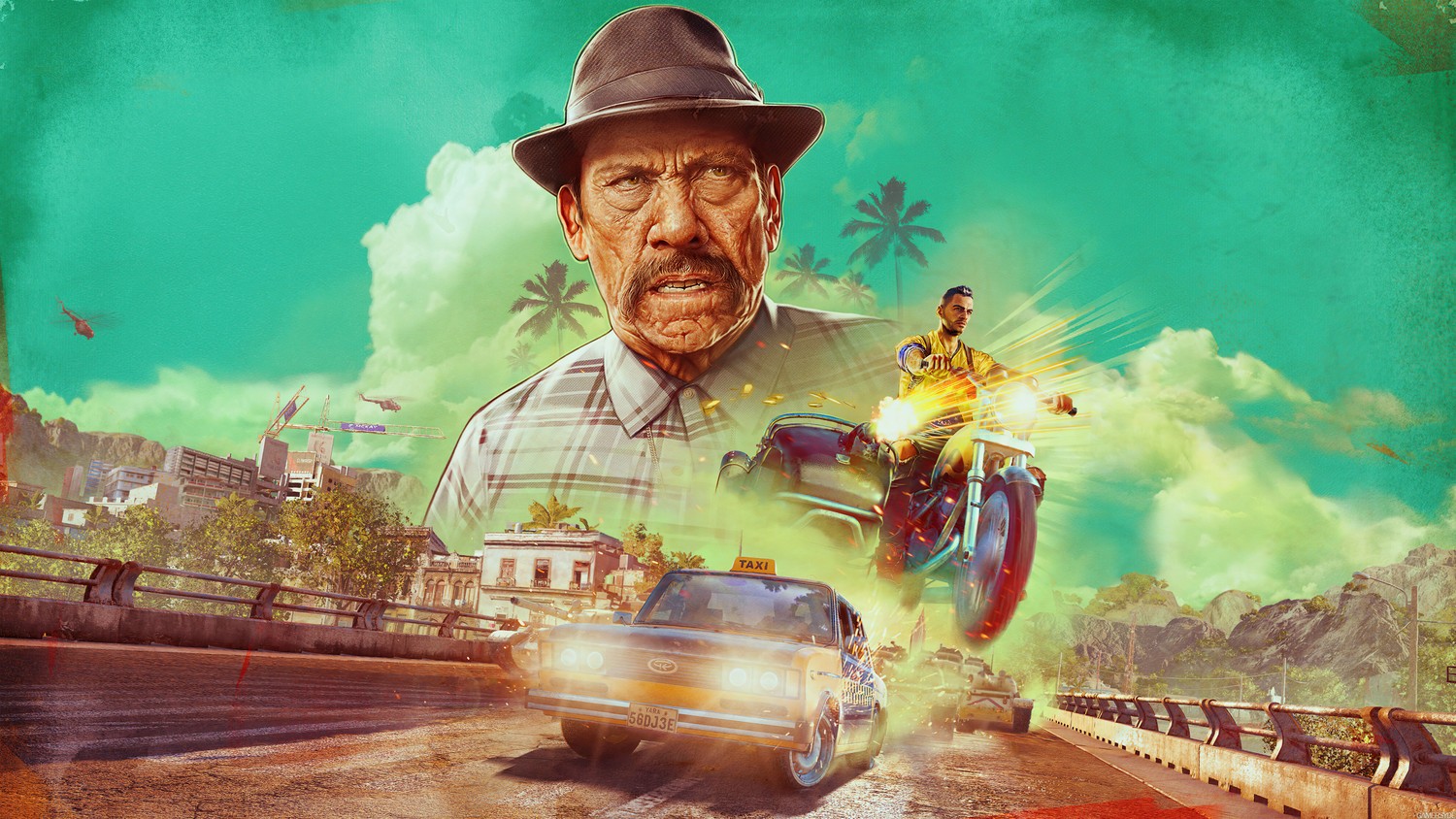 Epic Far Cry 6 Wallpaper with Danny Trejo – High Quality 4K & 5K Available