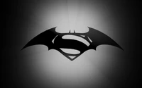 Fond d'Écran Monochrome Batman vs Superman