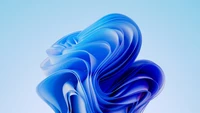 Superbe Fond d'Écran Abstract Bleu pour Windows 11