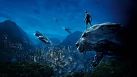 Explora el Majestuoso Fondo de Pantalla de Black Panther