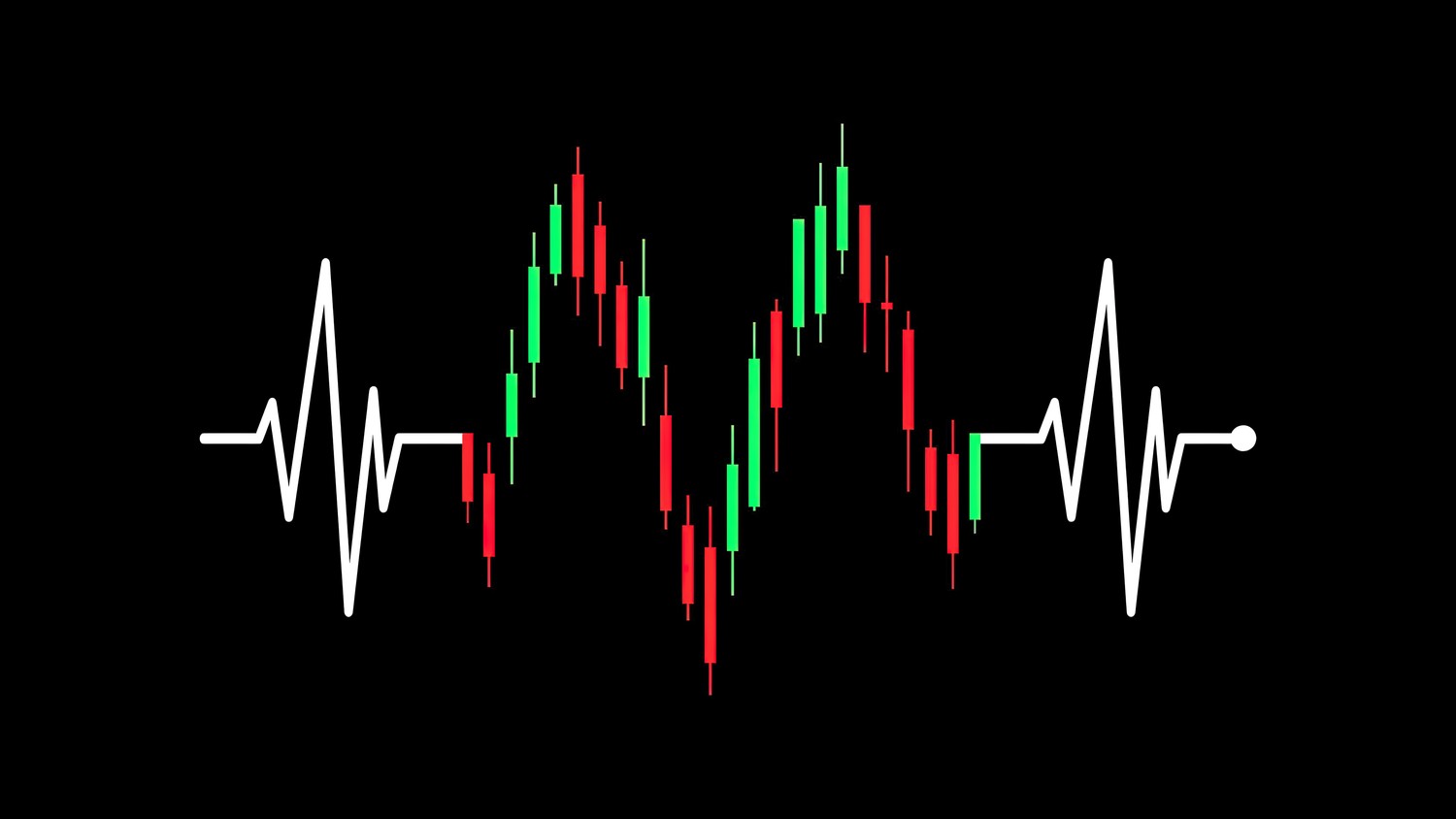 High-Quality 8K Candlestick Chart Wallpaper