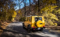 Download Our Exclusive Yellow Mercedes AMG G-Class Wallpaper