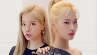 Fondo de Pantalla Exclusivo de Twice con Dahyun y Sana