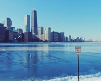 Hermoso fondo de pantalla del horizonte de Chicago durante el día